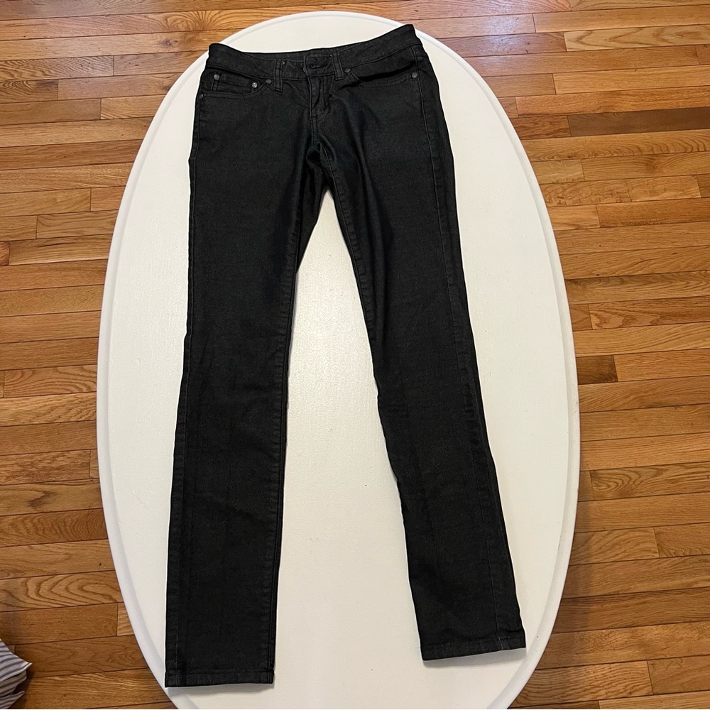 Black Prana skinny jeans. Size 0/25. D1